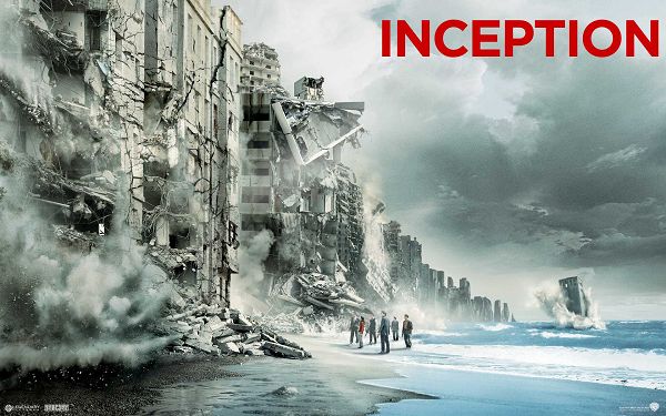 click to free download the wallpaper--2010 Inception HD Post in 1920x1200 Pixel, White Buildings Are All Falling, People Are Setting the Mind at Ease, It Shall Quite Fit - TV & Movies Post