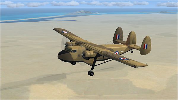 click to free download the wallpaper--Aeroplane Show Paris, RAF Twin Pioneer XM940 in Flight