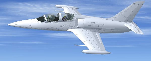 click to free download the wallpaper--Air Shows Screenshots, white Aero Vodochody L39 Albatros in Flight