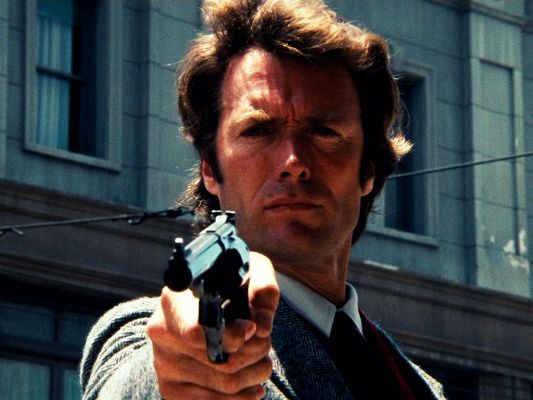 click to free download the wallpaper--Amazing TV Shows Pic, Dirty Harry, Handsome Guy in a Gun, Shall Strike a Deep Impression