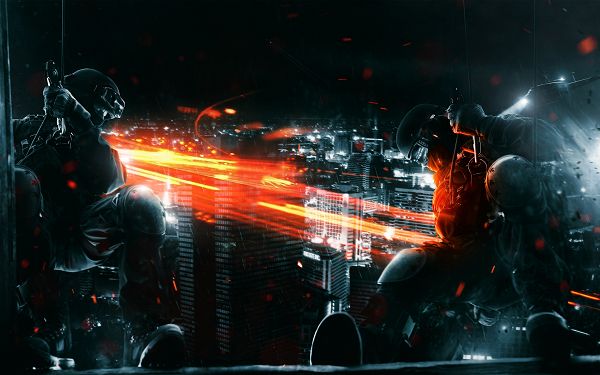 click to free download the wallpaper--Battlefield 3 Spec Ops HD Post in Pixel of 2560x1600, Two Careless Man in Great Danger, Well, Watch Your Safety Out - TV & Movies Post