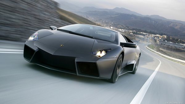 click to free download the wallpaper--Black Reventon Running to the Top of Abrupt Slope, See Fully Its Front Face, It Never Compromises on Speed and Driving Experience - HD Cars Wallpaper