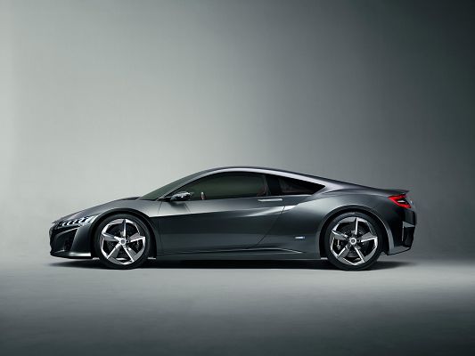 click to free download the wallpaper--Decent Car Pics of Acura NSX Concept, Taking a Side Look, It Shall Look Good on Your Device