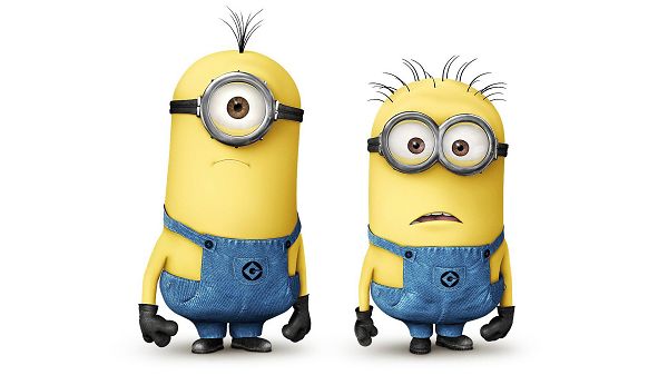 Despicable Me 2 Minions in 1920x1080 Pixel, Both the Characters with Glass and Barely Any Hair, They Are Fun and Fit - TV & Movies Wallpaper