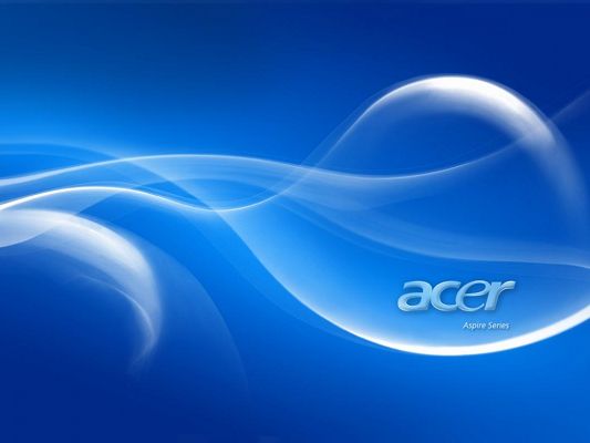 click to free download the wallpaper--Free Brandy Pics, Acer Aspire Series on Blue Background, Bright Bubbles, is Looking Quite Good