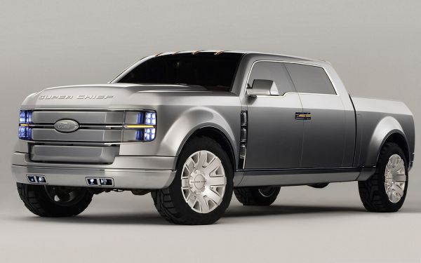 click to free download the wallpaper--Free Car Wallpapers, Ford F 250 Super Chief Concept, Trustworthy and Super Duty