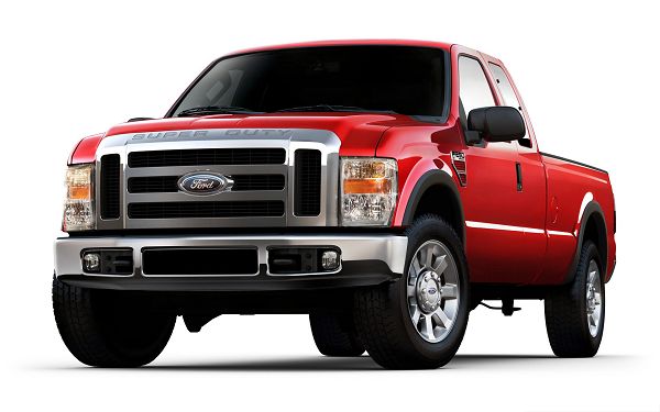 click to free download the wallpaper--Free Car Wallpapers, Ford F 250 Super Duty on White Background