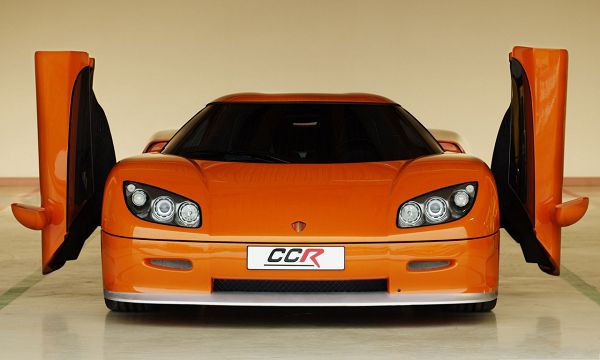 click to free download the wallpaper--Free Car Wallpapers, Orange Koenigsegg CCR for Widescreen