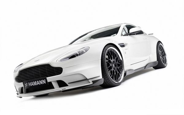 click to free download the wallpaper--Free Cars Wallpaper, Aston Martin Hamann, White and Decent in Look