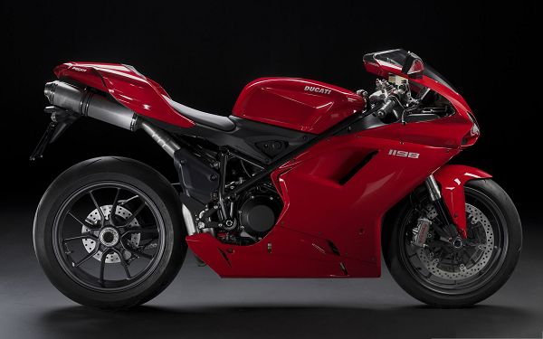 click to free download the wallpaper--Free Cars Wallpaper, Ducati 1098 Superbike in Side Look