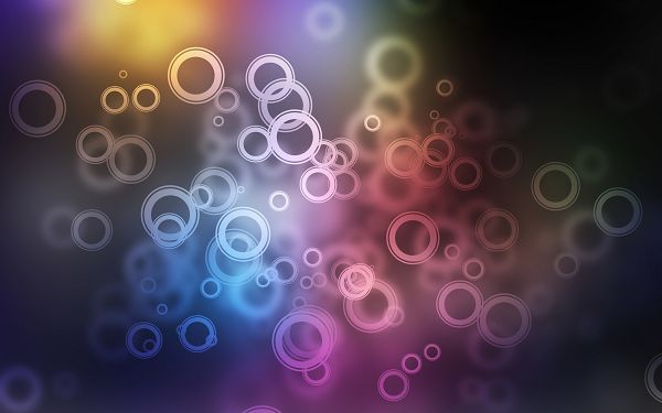 Free Wallpaper - Includes Several Circles, Crossed and Colorful!,click to download