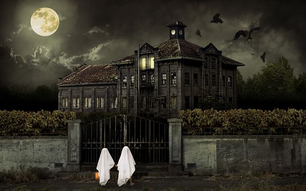 Free Wallpaper - Shows the Festival Atmosphere of Halloween, Scary Enough!,click to download