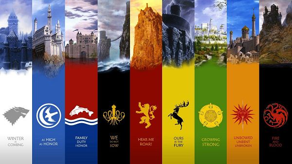 click to free download the wallpaper--Game of Thrones in High Resolution and Quality, Different Scenes and Symbols Are Revealed, It is Colorful and Attractive Set - TV & Movies Wallpaper