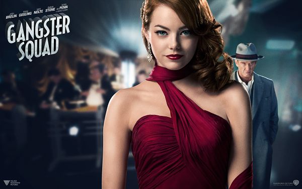 click to free download the wallpaper--Gangster Squad Emma Stone Sean Penn Wallpaper in 1920x1200 Pixel, a Lady with Incredible Beauty, Shall Make Your Devices Beautiful and Impressive - TV & Movies Wallpaper