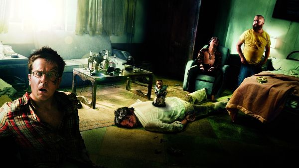 click to free download the wallpaper--Hangover in 1920x1080 Pixel, One Guy in the Room is Dying, All the Others Frozen, You Will All be Under Suspection - TV & Movies Wallpaper