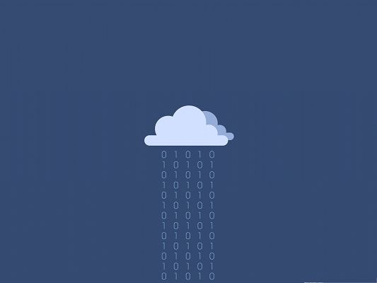 click to free download the wallpaper--High Quality Background Wallpaper - Cartoon Rain Cloud, Simple and Impressive