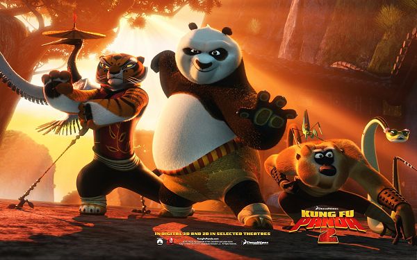 click to free download the wallpaper--Kung Fu Panda 2 Post in 1920x1200 Pixel, All Guys in the Most Handsome Pose, They Can Manage to Beat Anyone TV & Movies Post