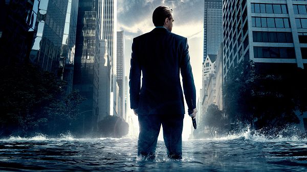 click to free download the wallpaper--Leonardo DiCaprio in Inception in 1920x1080 Pixel, a Tough and Hard to Beat Man, the Unpeaceful River, He is Unbelieveable - TV & Movies Wallpaper
