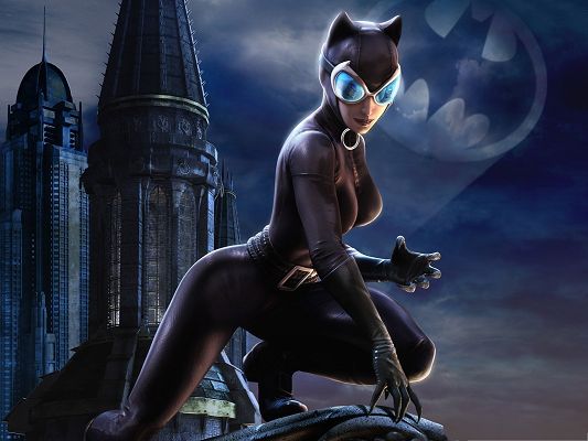 click to free download the wallpaper--Movie Wallpaper Free, Batman Arkham City, the Hot Catwoman