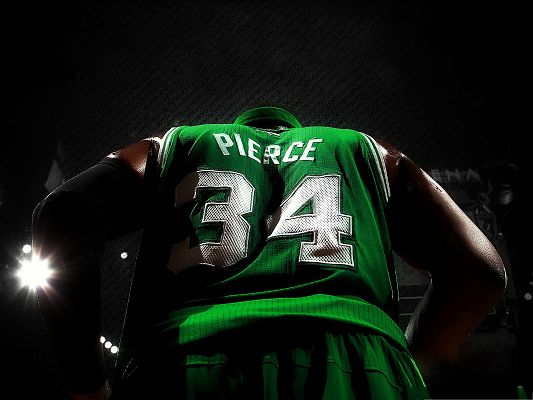 click to free download the wallpaper--NBA Images - Paul Pierce, Wherever You Go, You Are Remembered as 34 of Boston Celtics!