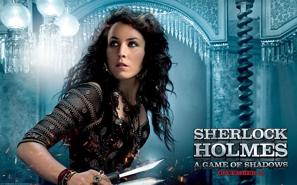 click to free download the wallpaper--Noomi Rapace in Sherlock Holmes 2 Available in 1920x1200 Pixel, a Beautiful and Dangerous Lady, Keep Away from Her - TV & Movies Wallpaper