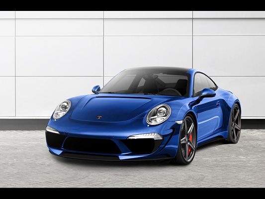 click to free download the wallpaper--Porsche Carrera 4 is in Stop, TopCar Images Shall Improve the Look of Your Device