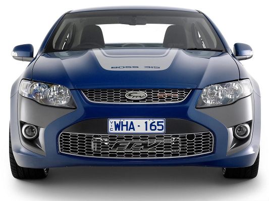 Super Cars as Background, Blue FPV GT Car in Stop, Put Against White Background