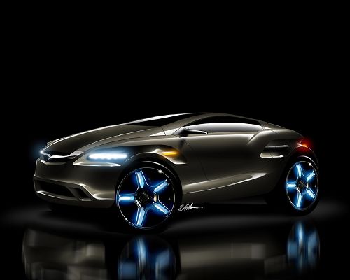 click to free download the wallpaper--Super Concept Car Post in Pixel of 1280x1024, Lights Are Turned on, the Light is Superme in Look, It Shall Fit Multiple Devices - HD Cars Wallpaper