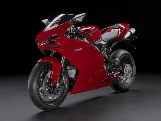 click to free download the wallpaper--Super Motors Wallpaper, Ducati 1098 Superbike, Dark Background