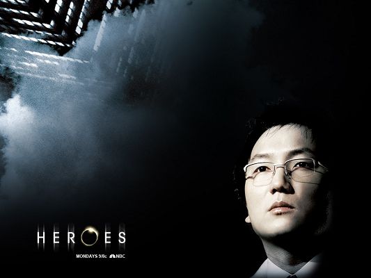 click to free download the wallpaper--TV Series Wallpaper, Hiro Nakamura in Heroes, the Guy Can Pass Through Times as He Wishes
