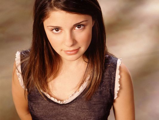 click to free download the wallpaper--TV Shows Image, Shiri Appleby Looking Attentively at You, Gentle and Soft Eyesight