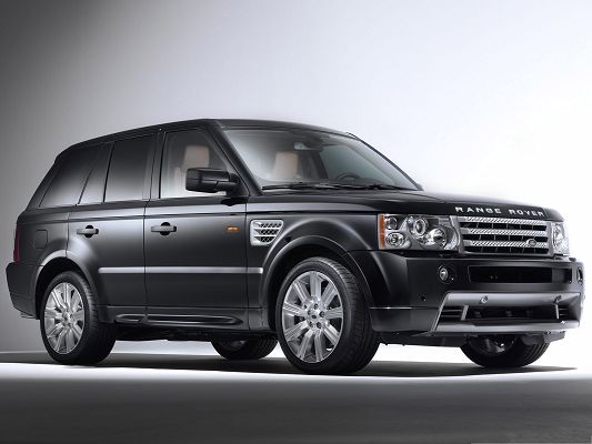 Top Car Pictures, Range Rover Car on White Background, Nice Look