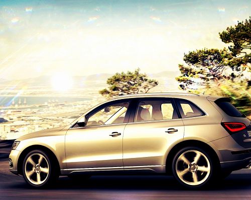click to free download the wallpaper--Top Cars Post, Audi A5 from Side Angle, Sunlight Pouring on It, Incredible Speed