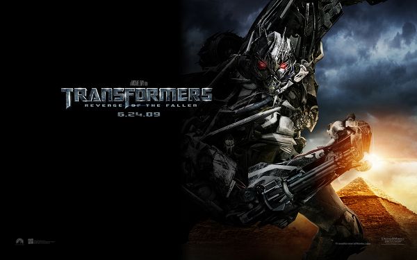 click to free download the wallpaper--Transformers 2 Widescreen Post in 1920x1200 Pixel, Robot in Fast Run, He Has to Accomplish the Task on Time - TV & Movies Post