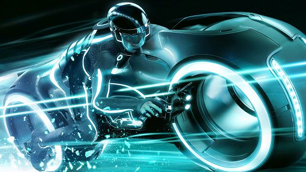click to free download the wallpaper--Tron Legacy Post in 1920x1080 Pixel, a Cool Lady Driving in Flash, Can You Believe Her? What a Master in Driving! - TV & Movies Post