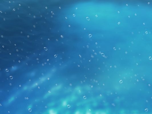 Wallpaper Computer Background, Bubbles on Light Blue Background, a Fit for Various Devices