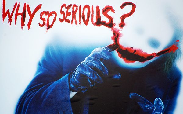 click to free download the wallpaper--Why So Serious in 1920x1200 Pixel, an Unbelieveable Joke and Actor, You Will Remain a Living Presence - TV & Movies Wallpaper