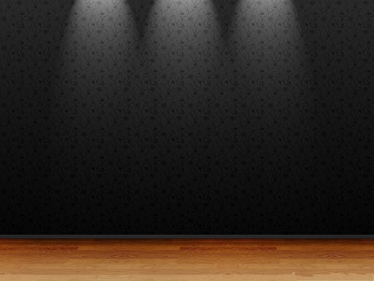 Wide Wallpaper for Desktop - Dramatic Room, the Stage is Ready, Wait for the Show!