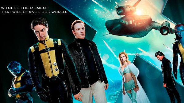 click to free download the wallpaper--X MEN First Class Post in 1920x1080 Pixel, All Guys in Uniform, Lady in a Blue Dress, Shall Look Good on Various Devices - TV & Movies Post