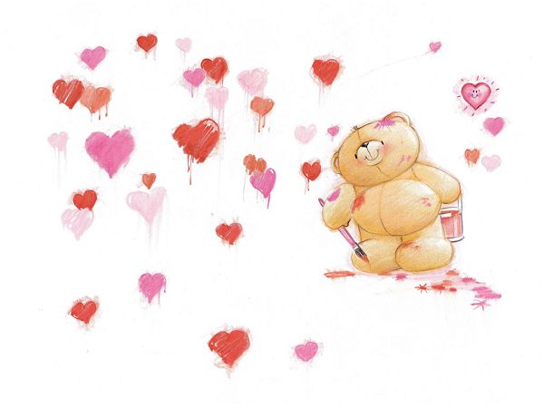 cute bear wallpaper  ,click to download