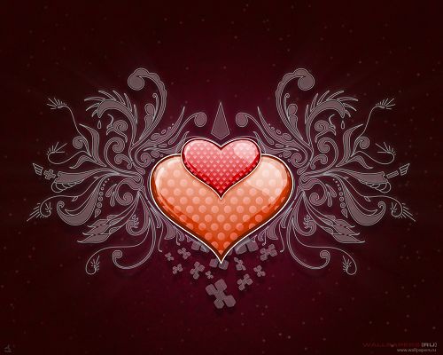 free wallpaper of love-a heart to heart connection,click to download