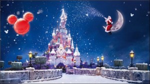2017 Wonderful Christmas Wallpaper HD Castle with snow and Santa Claus 1920*1080 (1)
